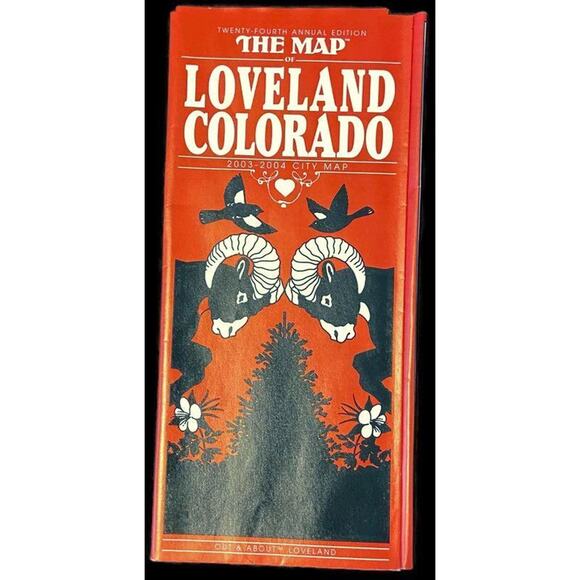 Loveland Colorado 24th Edition Map 2003 Ephemera Travel Trip Vacation Tourism - Picture 1 of 4